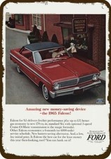 1965 FORD FALCON Futura Car Vintage-Look-Edge DECORATIVE REPLICA METAL SIGN picture