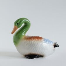Vintage Ceramic Pottery Planter Duck Swan Colorful picture