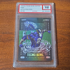 2026 B.A. Tecmo Bowl Edition Warp Battle Foil-Steel BF246 Lamar Jackson ICG 10 picture