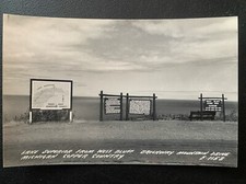 VTG RPPC Postcard Lake Superior From West Bluff Brockway Mountain Drive Michigan picture