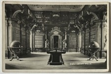 Melk Abbey Stift Melk Interior Library Austria RPPC Real Photo Antique Postcard picture