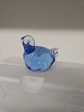 Solid Glass Hand Blown Bluebird of Happiness 3