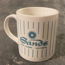 Vintage Sands Hotel & Casino Las Vegas Coffee Tea Mug Cup Teal picture