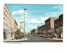 Downtown Brainerd MN vintage postcard unposted picture