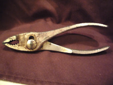 Vintage UTICA TOOLS 7-6 Comb Slip-Joint Wire Cutter Pliers Made in Utica NY  USA picture
