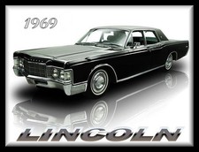 1969 Lincoln Continental sedan Black, Toolbox - Refrigerator Magnet, 42 MIL picture