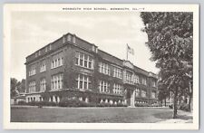 Postcard Illinois Monmouth High School Vintage Antique Unposted picture