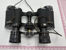 WORLD WAR II DERAISME PARIS? GERMAN?  MILITARY BINOCULARS 6X well used Vintage picture