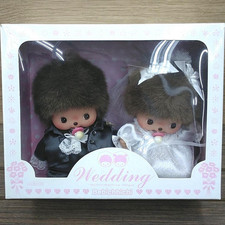 Bebichhichi Wedding Plush Pair Set Monchhichi Sekiguchi Official Limited Japan picture