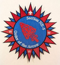 OA Section NE-5 Jacket Patch Northeast Region OA Order of the Arrow picture