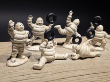 Vintage Style Cast Iron Set of 6 Michelin Men – Classic Advertising picture