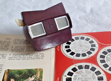 Vintage View-Master Sawyer Model E (1956-1960) 3D Viewer with 21 Photos picture