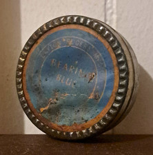 Vintage DAYTON ROGERS Mfg ~ Bearing Blue Tin w/ Original Label & Contents picture