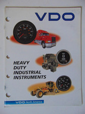 Vintage Original 1997 VDO Heavy Duty Industrial Instruments Catalog picture