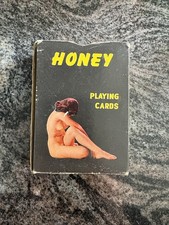 Vintage 1960's Honey Brand Vintage Playing Cards Poker Pinup Models picture