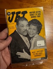 FREE SHIP RARE Jet Magazine June 27, 1957 Joe Louis & Wife Rose picture