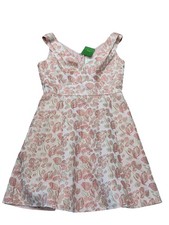 Kate Spade Metallic Jacquard Dress Size 8-Rose Dew Dashing Beauty picture