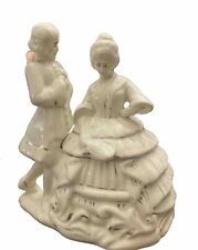 Vintage Victorian Man And Woman Candy Dish Japan *I picture