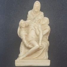 Vintage Giannetti Italian Alabaster Michelangelo  Sculpture Signed Estate C 1975 picture