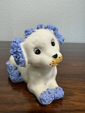 Vintage Blue and White Spaghetti POODLE picture