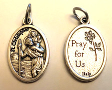 Catholic Saint Christopher Medal - Made in Italy picture