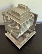 Whitney Museum Miniature Pewter Architectural Model Replica Building New York picture