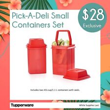 Tupperware - Set Of 2 small Pick-A-Deli Containers picture