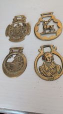 Horse Brass Medallion Antique Show Parade Harness SET 4 1 PRICE FROM ENGLAND picture