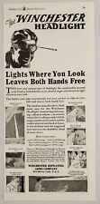 1930 Print Ad The Winchester Headlight Flashlight Hunters,Campers New Haven,CT picture