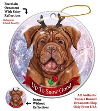 Douge de Bordeaux snow good Ornament picture