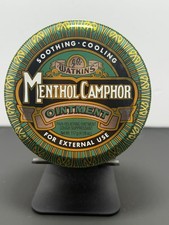 Vintage Watkins Menthol Camphor Pain Relief Cough OINTMENT Tin picture