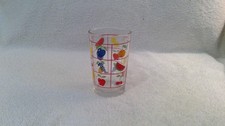 Vintage Fruit Patterned 8oz Drinking Glas picture