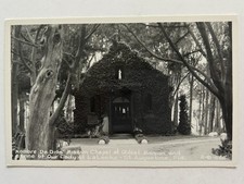 Mission Chapel Lady Of Laleche Postcard Oldest Mission St Augustine Florida RPPC picture