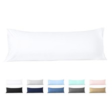 Body Pillow Cover 20x54 Body Pillow Case 100% Egyptian Cotton 600 Thread Coun... picture
