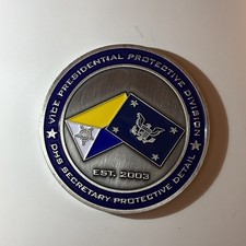 Vice Presidential Protective Division Detail Est. 2003 Challenge Coin picture