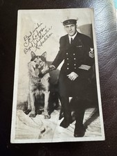 Vintage RPPC Photo Postcard C E Lofgren Byrd Husky Dog Antarctic Expedition picture
