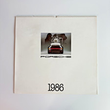 Vintage 1986 Porsche Factory Wall Calendar Erich Strenger 911 959 West Germany picture