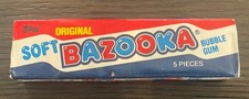 Vintage 1981 TOPPS BAZOOKA SOFT BUBBLE GUM  Sealed  New Old Stock picture