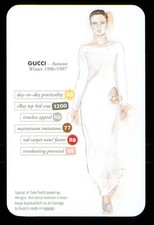 1 x Fashion card Gucci Autumn Winter 1996/97 Tom Ford sexed-up design FC1 picture