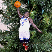 Anthony Edwards Minnesota Timberwolves NBA Basketball Xmas Ornament Jersey #5 picture