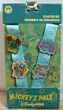 Disney Pin Trading Starter Set Mickey Pal's Lanyard Complete with 4 pins NEW picture