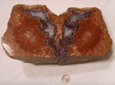 1930s 2 opalized brecciated ocean jasper 6 pounds healing bookends rock 45972 picture