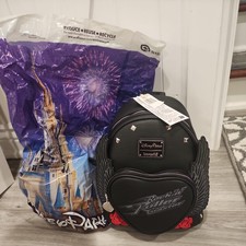 NEW Disney Parks Loungefly Aerosmith Rock ‘n’ Roller Coaster Backpack, sold out picture