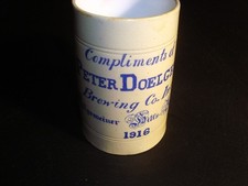 Circa 1916 Peter Doelger Brewing Ceramic Mug, New York picture