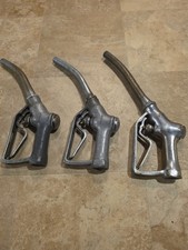 👍 Lot Of 3 1940s? Vintage **Mcdonald** Gas Fuel Pump Nozzle *Make Offer BRONZE* picture