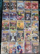 Sonic The Hedgehog IDW Lot 25x Comics Early Issues Variants Tangle Whisper F/VF picture