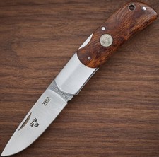 Fallkniven Tre Kronor Lockback Folding Knife 2.75 3G Steel Blade Ironwood Handle picture