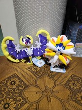 Pokemon Sitting Cuties Plush Solgaleo Lunala Stuffed Toy Japan Set of 2 picture