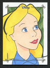 2025 Topps Disney Wonder Alice in Wonderland 1/1 Sketch Card  - Tom Amici Auto picture