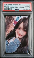 2025 IVE LEESEO • BE ALRIGHT JAPAN Tower Records POB Selfie Photocard • PSA 10 picture